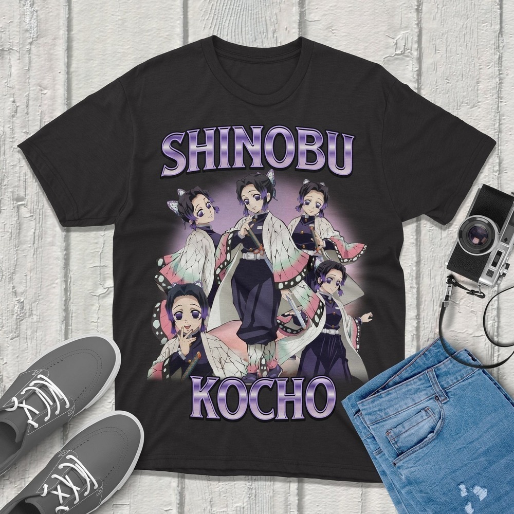 Shinobu Kocho Kimetsu No Yaiba Demon Slayer Anime Fan T-Shirt
